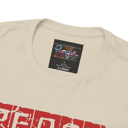 Peace Love and House Music T-Shirt — Unisex Heavy Cotton Tee