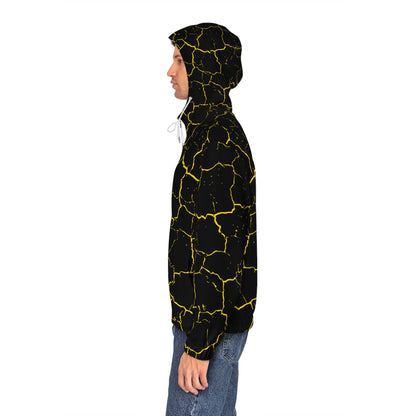 Black yellow hoodie