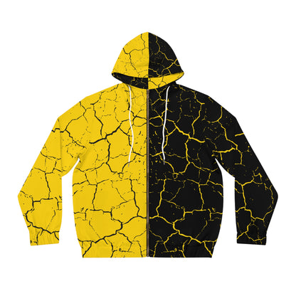 Black yellow hoodie