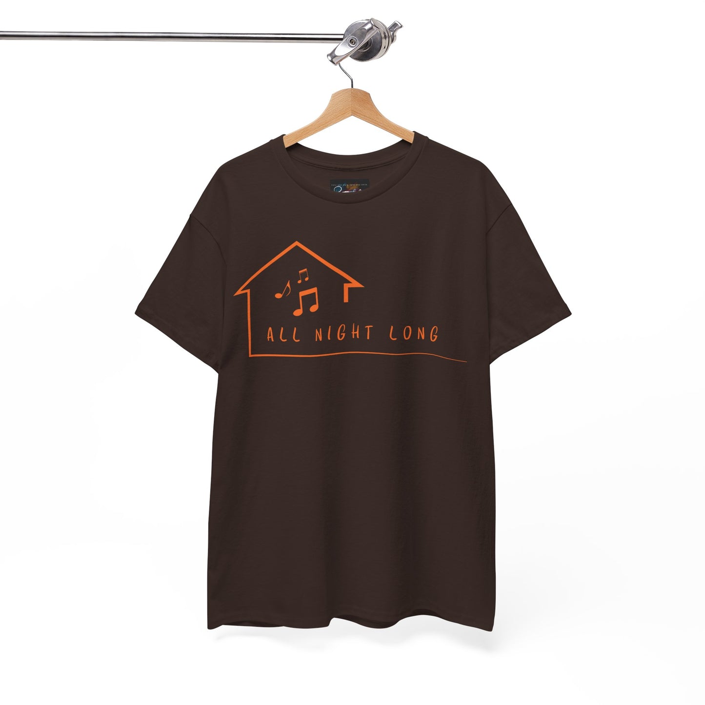 House music all night long T-Shirt — Unisex Heavy Cotton Tee