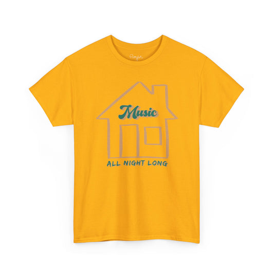 House Music All Night Tee — Party Shirt