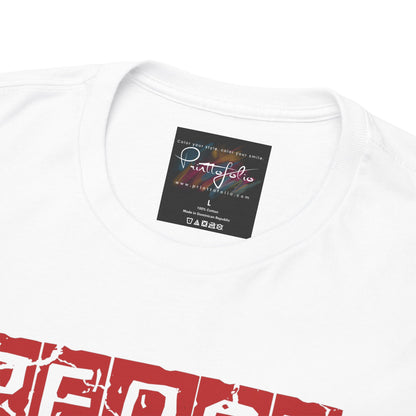 Peace Love and House Music T-Shirt — Unisex Heavy Cotton Tee