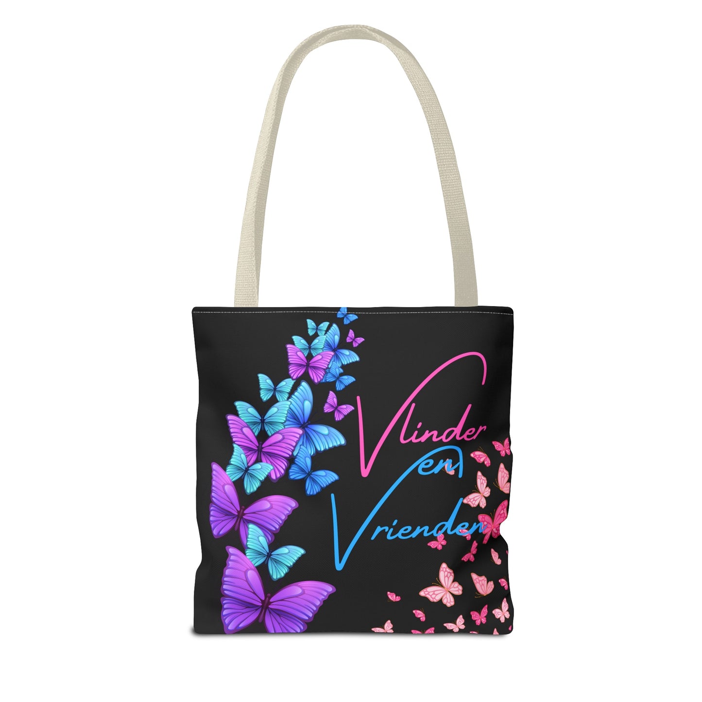 Gaylife - vriend en vlinders - black - Tote Bag