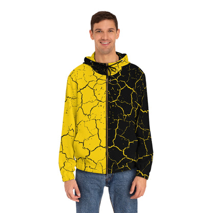 Black yellow hoodie