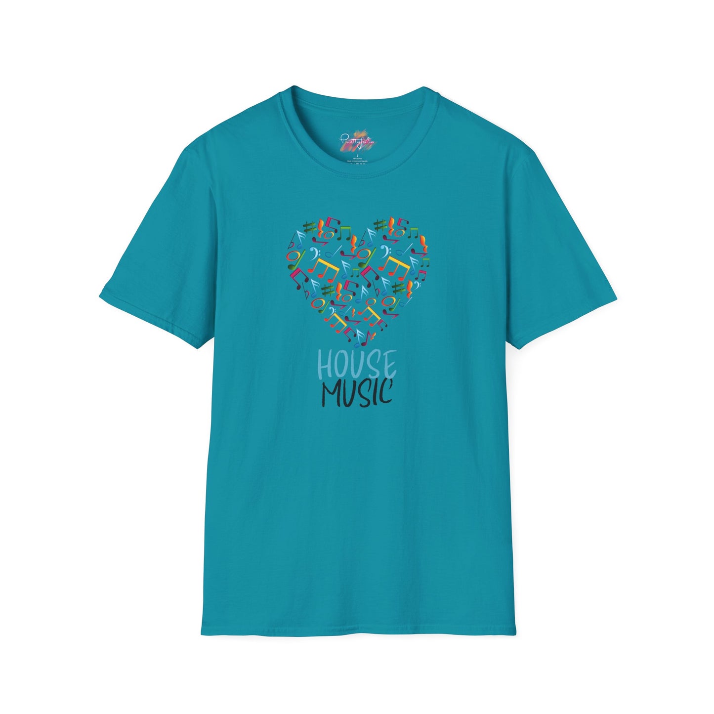 House music - Heart note - Unisex Softstyle T-Shirt