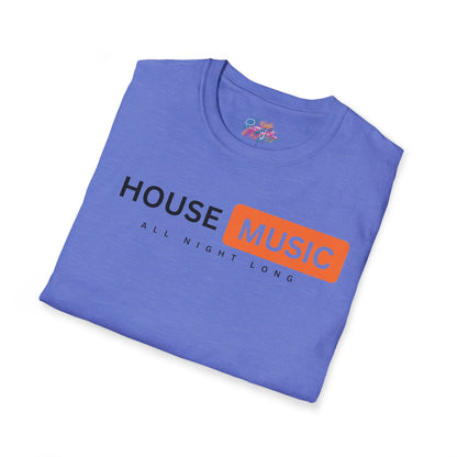 House music - All night long hub - Unisex Softstyle T-Shirt