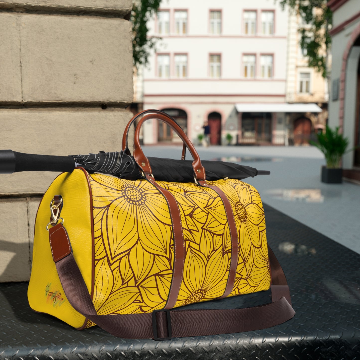 Flower yellow - Weekender bag