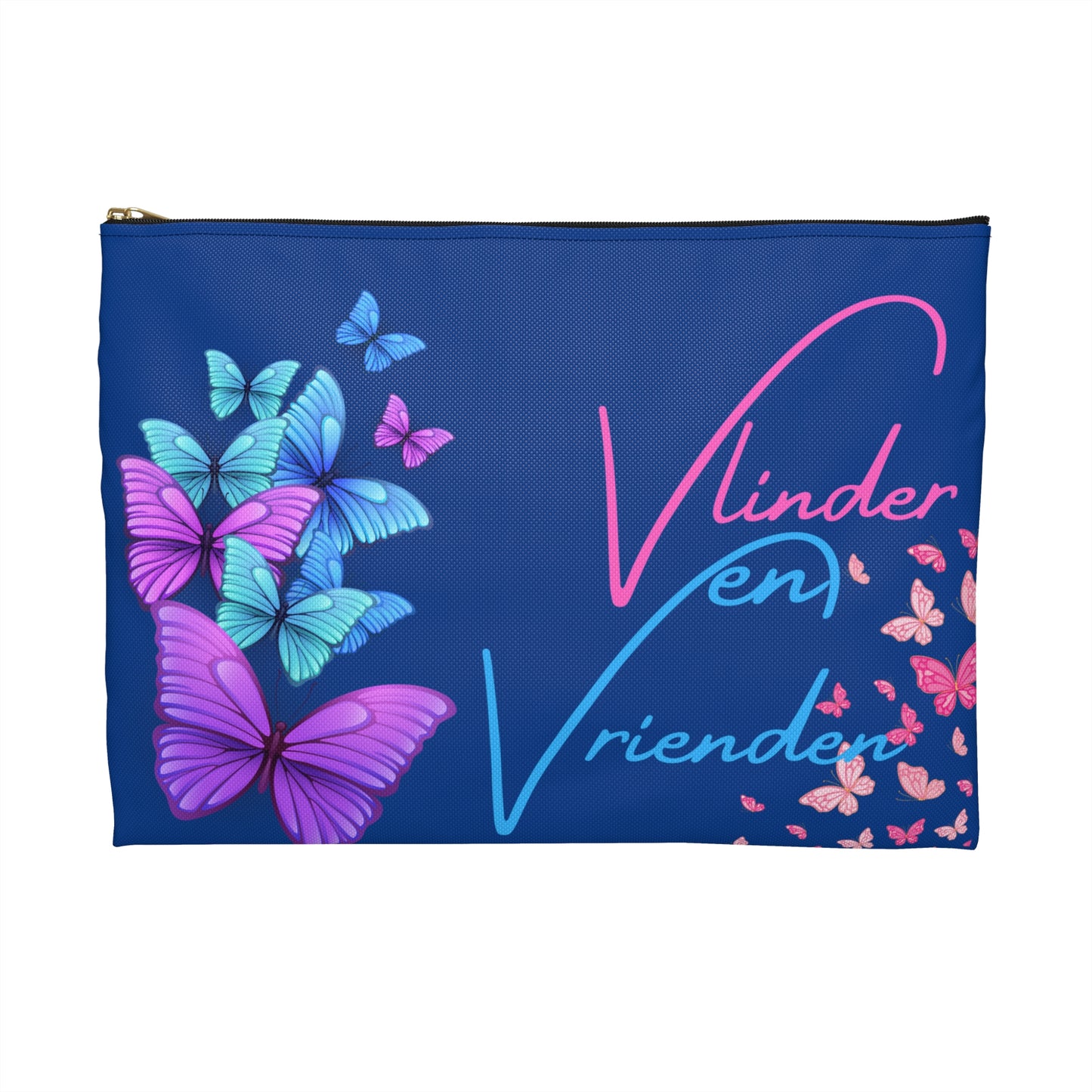 Accessory Pouch vlinder en vrienden blue