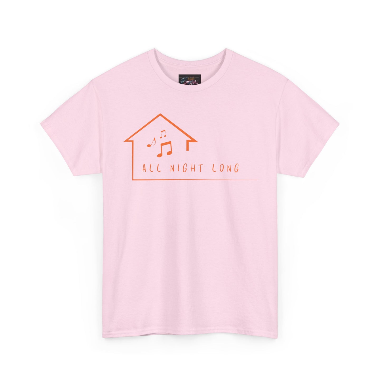House music all night long T-Shirt — Unisex Heavy Cotton Tee