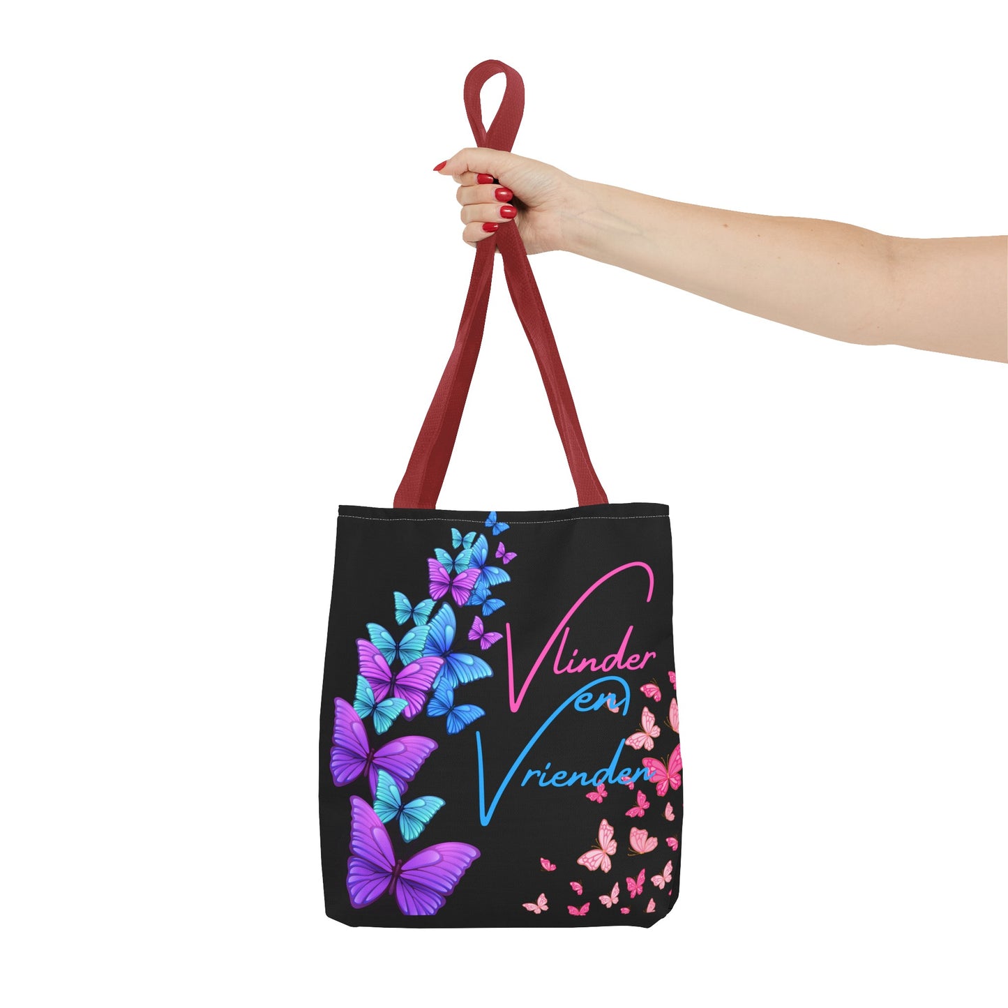 Gaylife - vriend en vlinders - black - Tote Bag