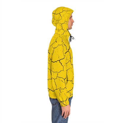 Black yellow hoodie