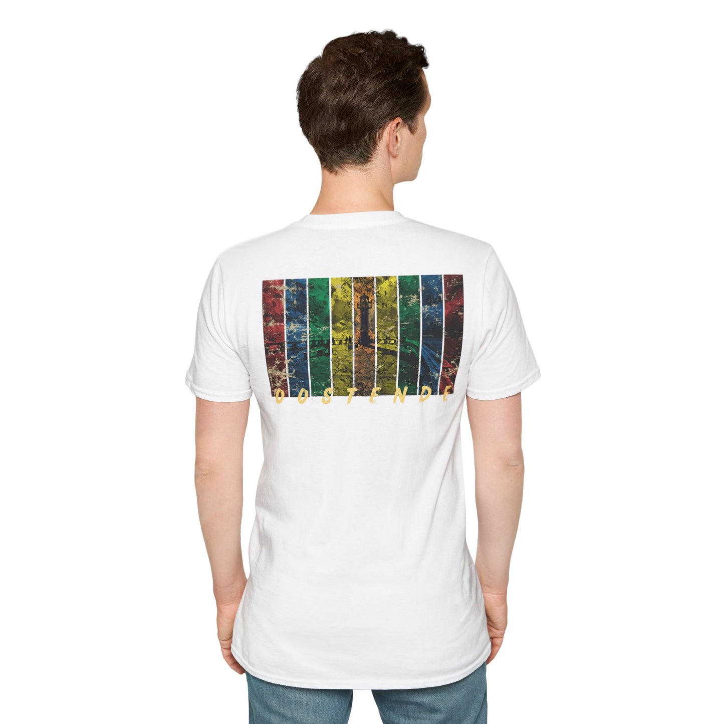 Oostende Staketsel - Unisex Softstyle T-Shirt
