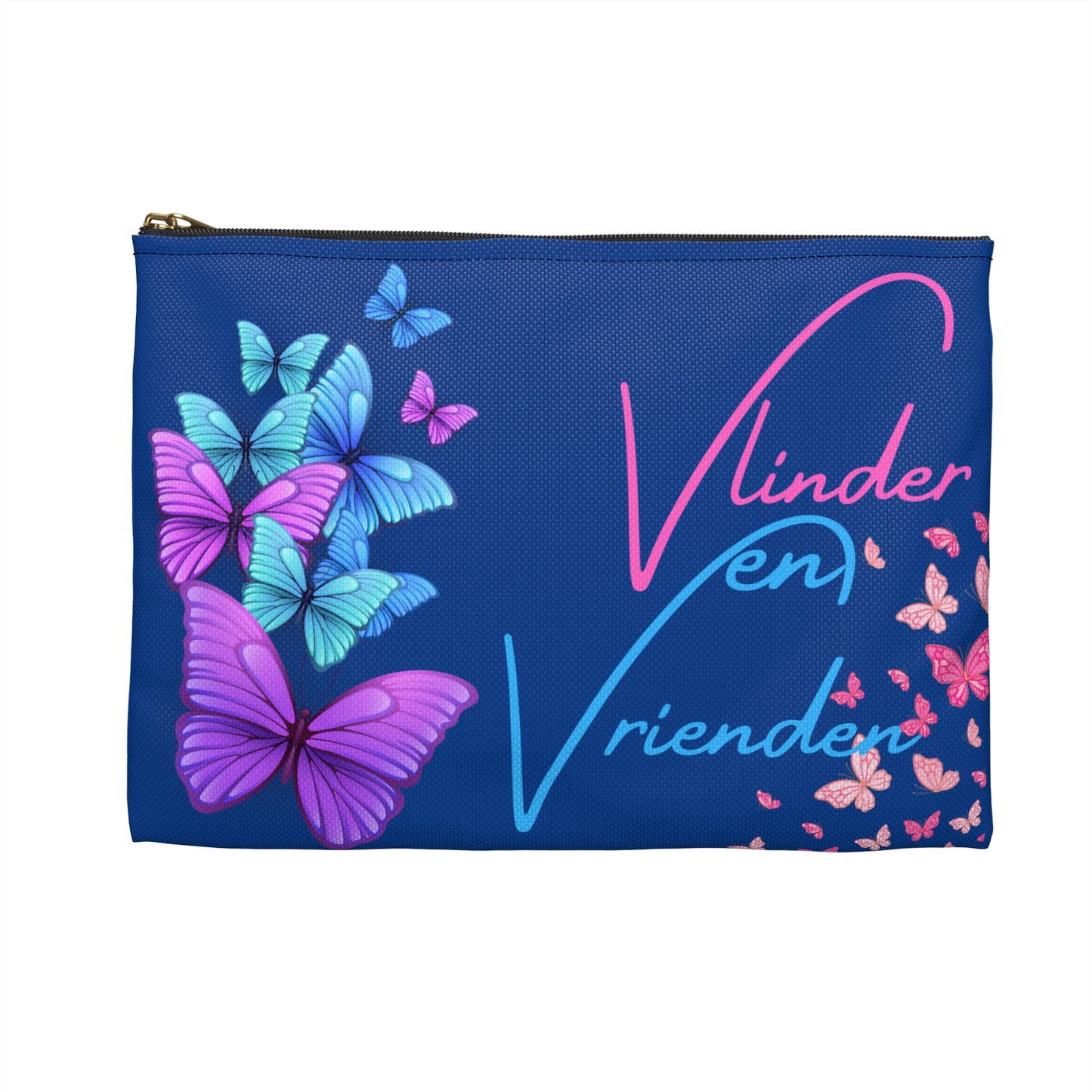 Accessory Pouch vlinder en vrienden blue