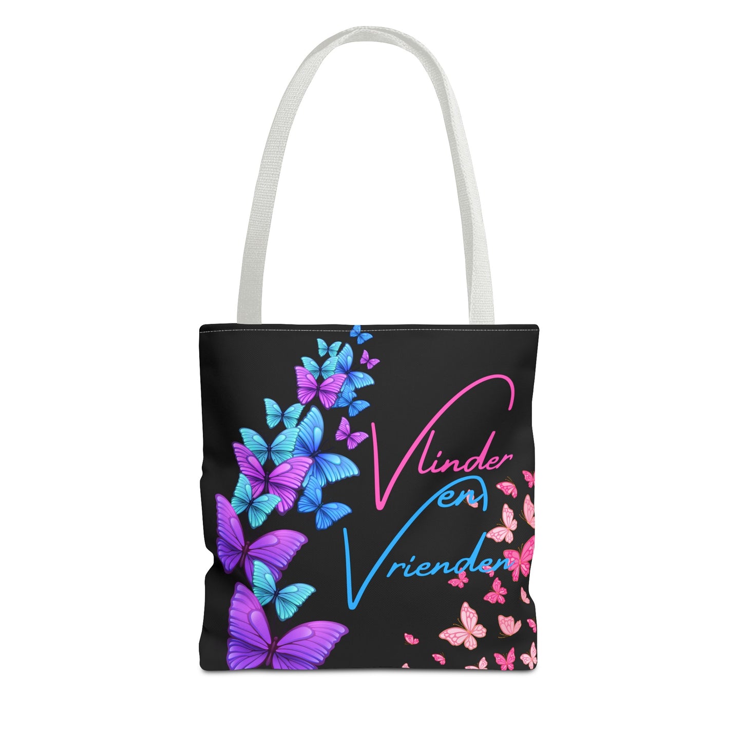 Gaylife - vriend en vlinders - black - Tote Bag