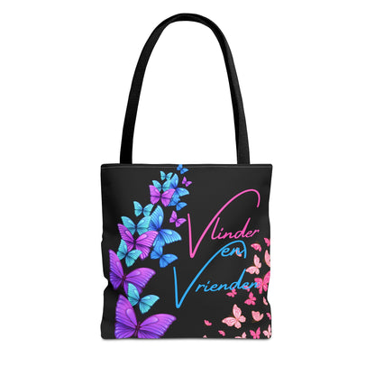 Gaylife - vriend en vlinders - black - Tote Bag