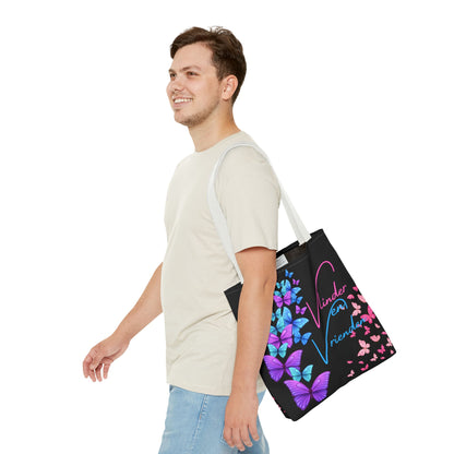 Tote Bag vlinder en vrienden blue