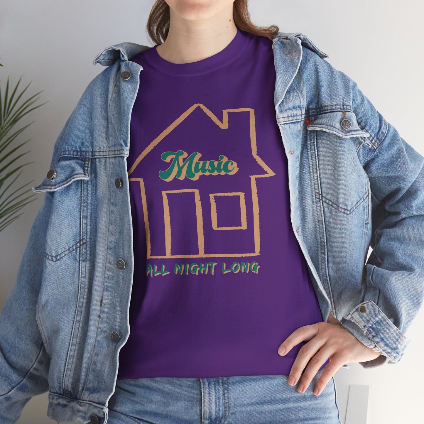 House Music All Night Tee — Party Shirt