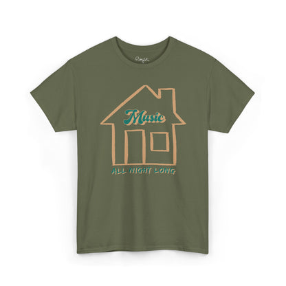 House Music All Night Tee — Party Shirt