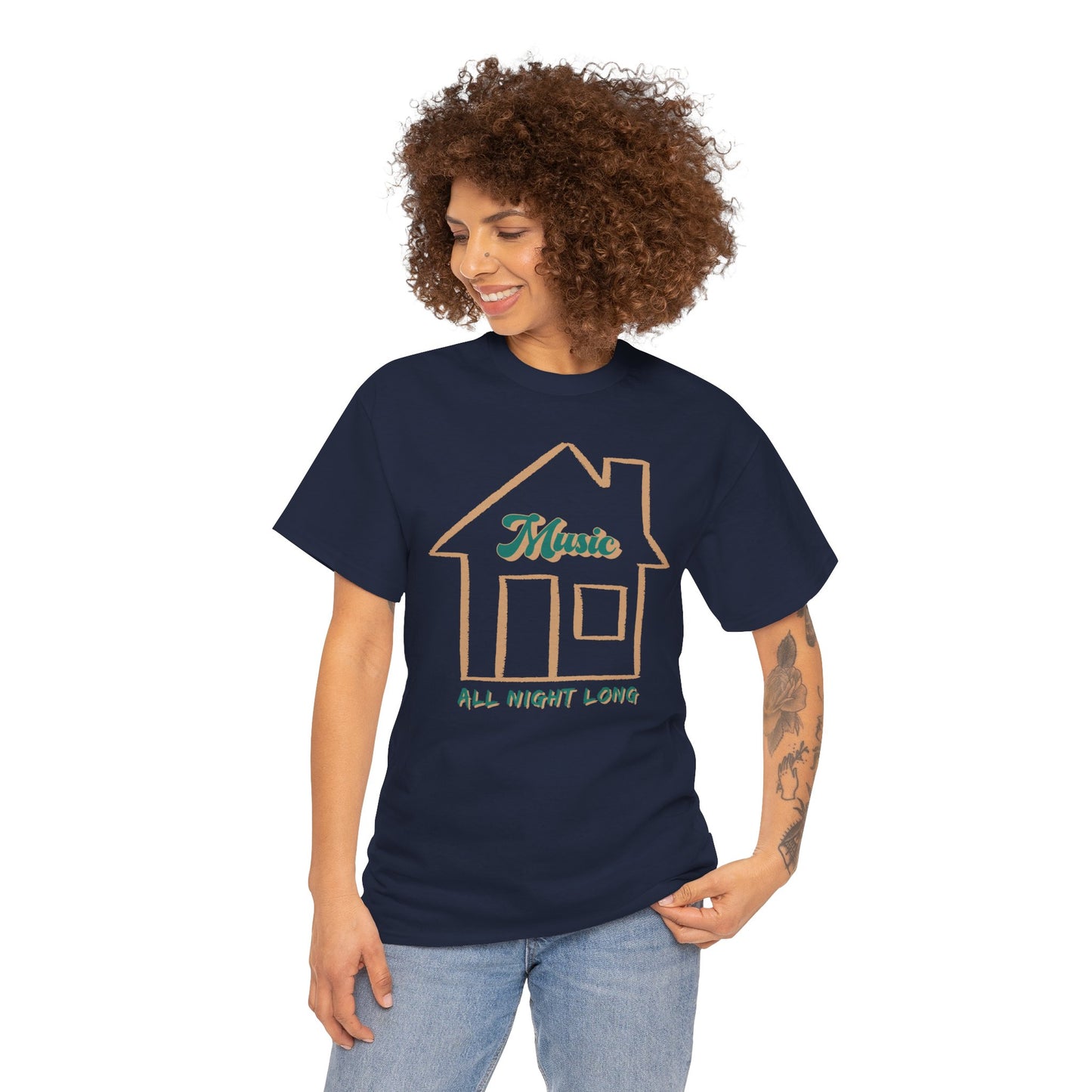 House Music All Night Tee — Party Shirt