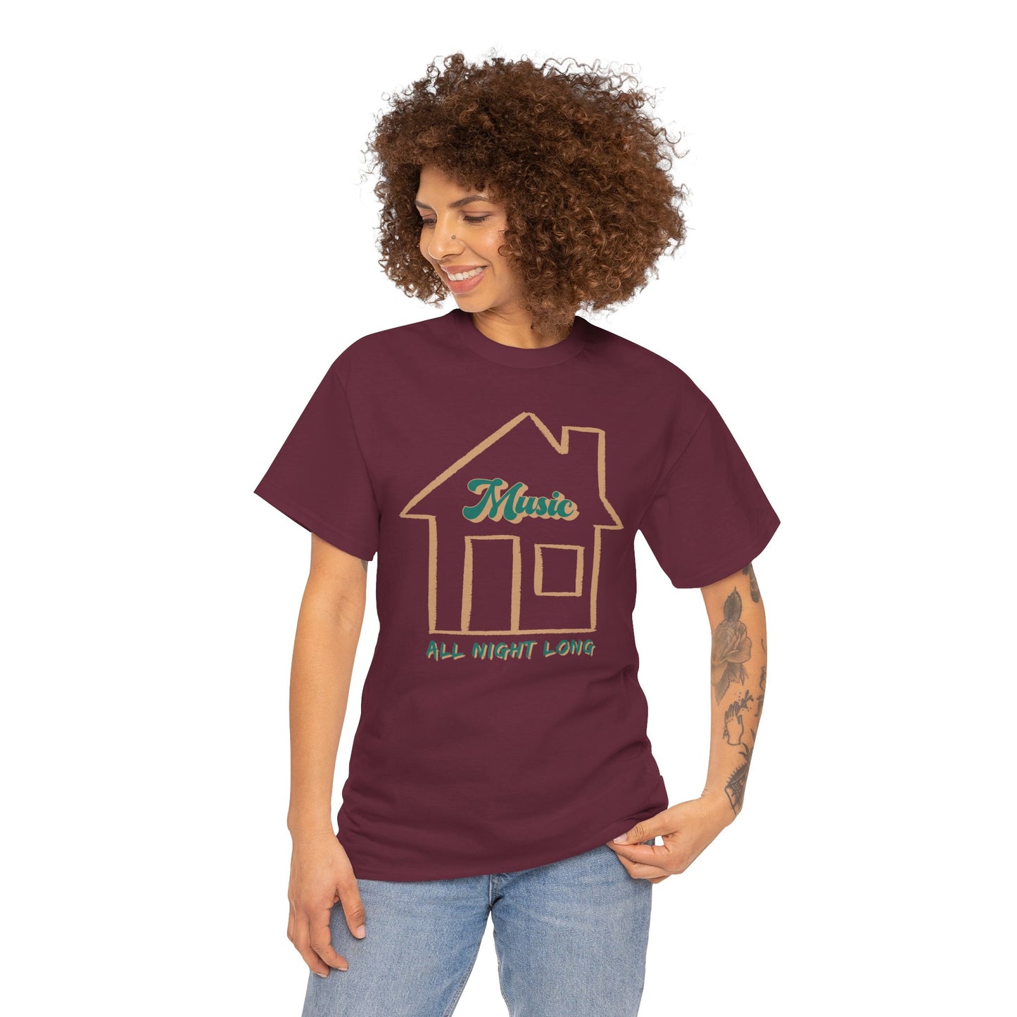 House Music All Night Tee — Party Shirt