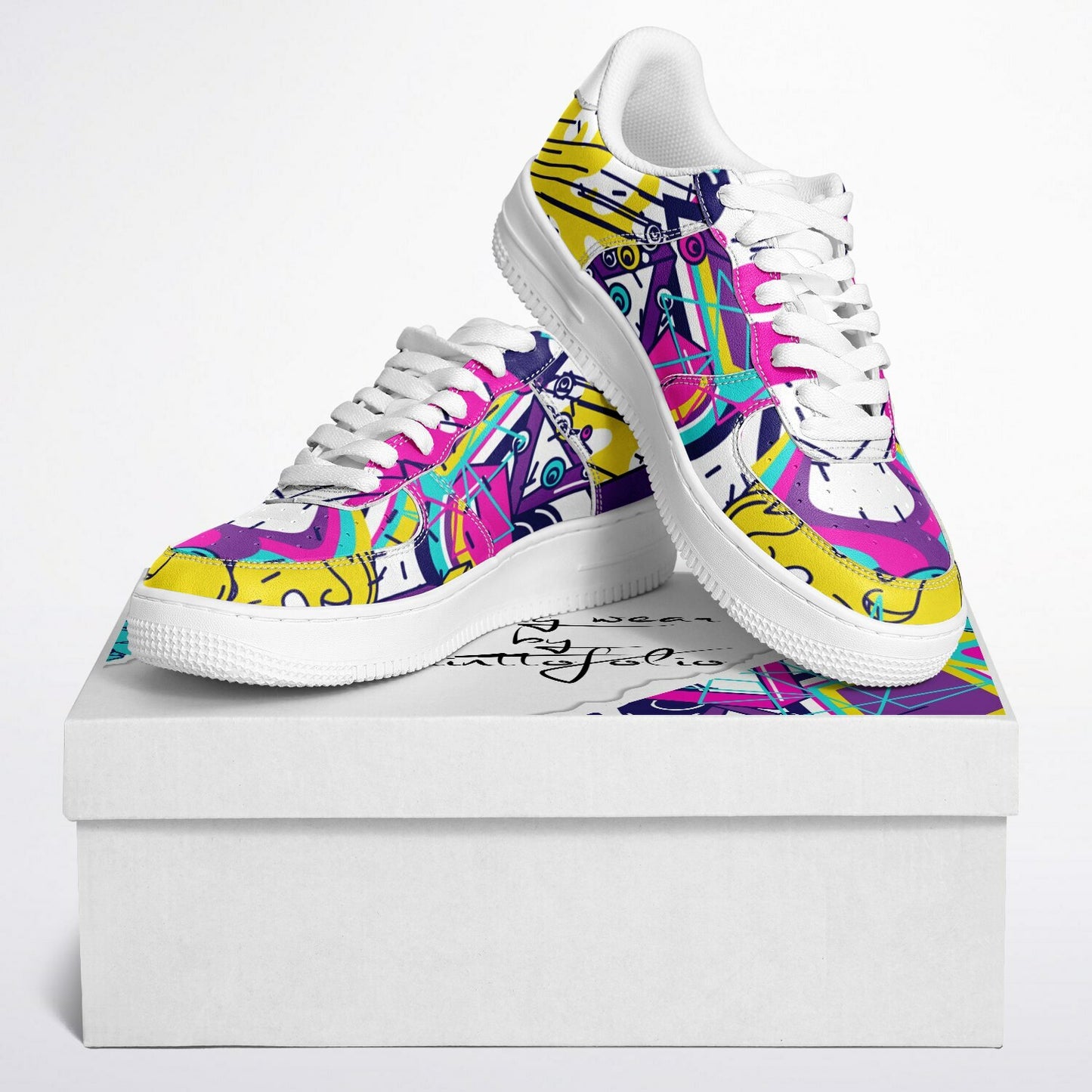 Graffiti - White Low casual sneaker shoes copy