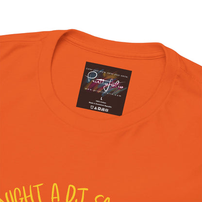 Last night a dj safe my life T-Shirt — Unisex Heavy Cotton Tee