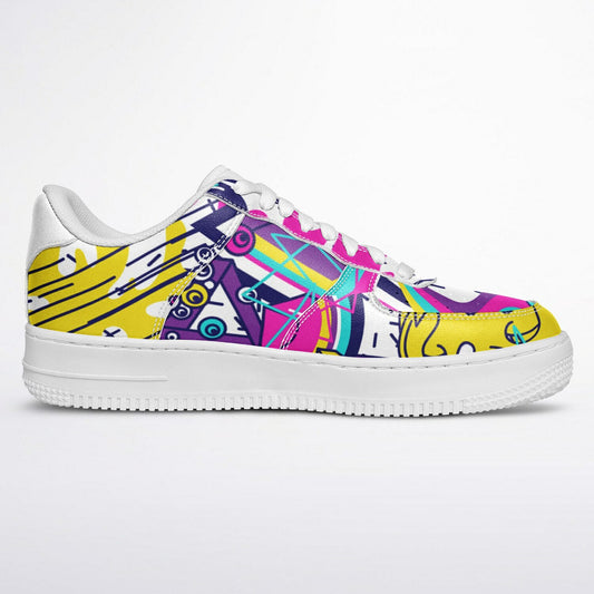 Graffiti - White Low casual sneaker shoes copy