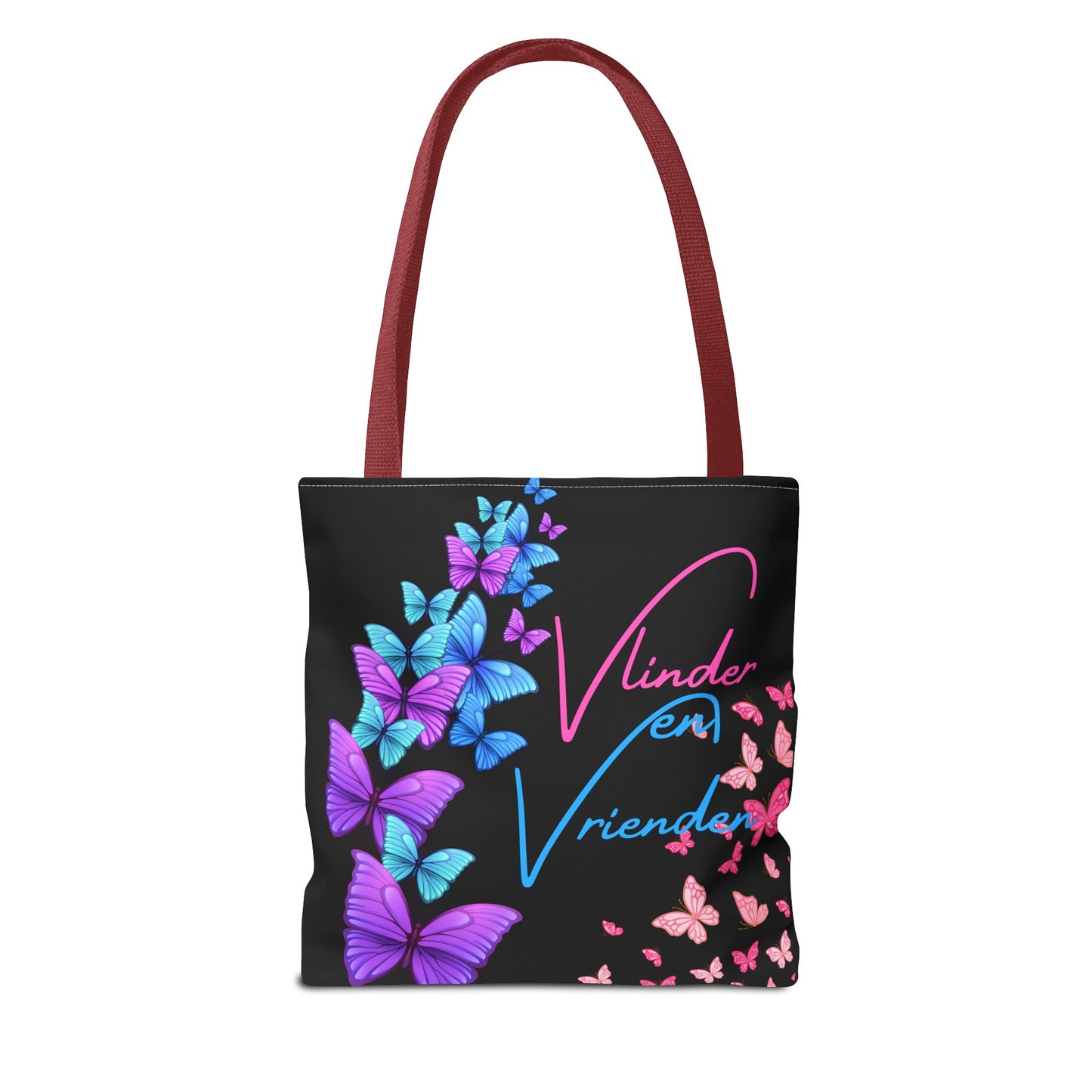 Gaylife - vriend en vlinders - black - Tote Bag