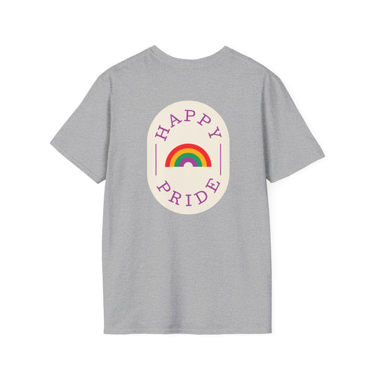 Gaylife - Happy pride - Unisex Softstyle T-Shirt - 3