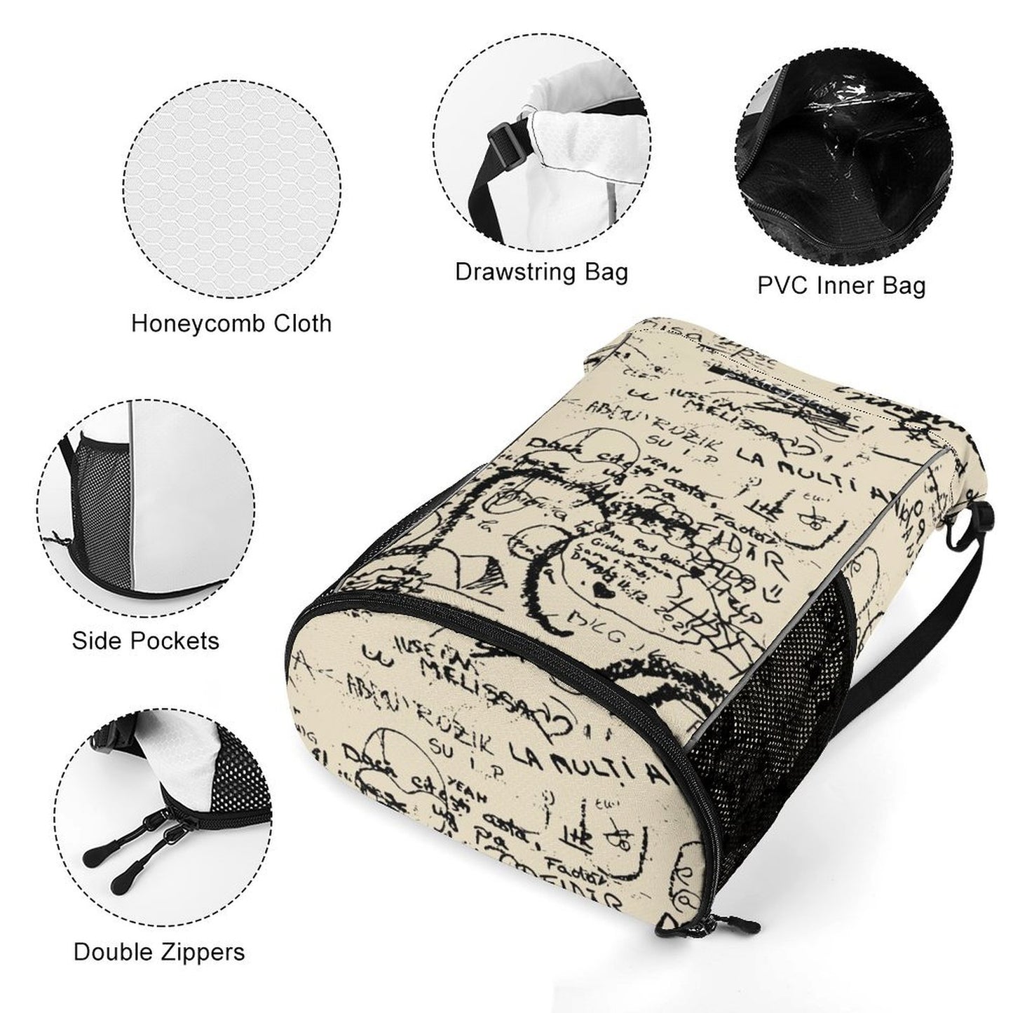 The busy wall - sport bag