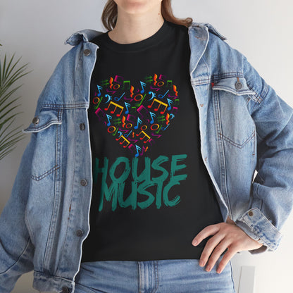 Love House Music T-Shirt — 'Love House Music' Tee for House Music Fans