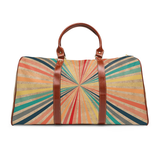 retro sunburst travel Bag.