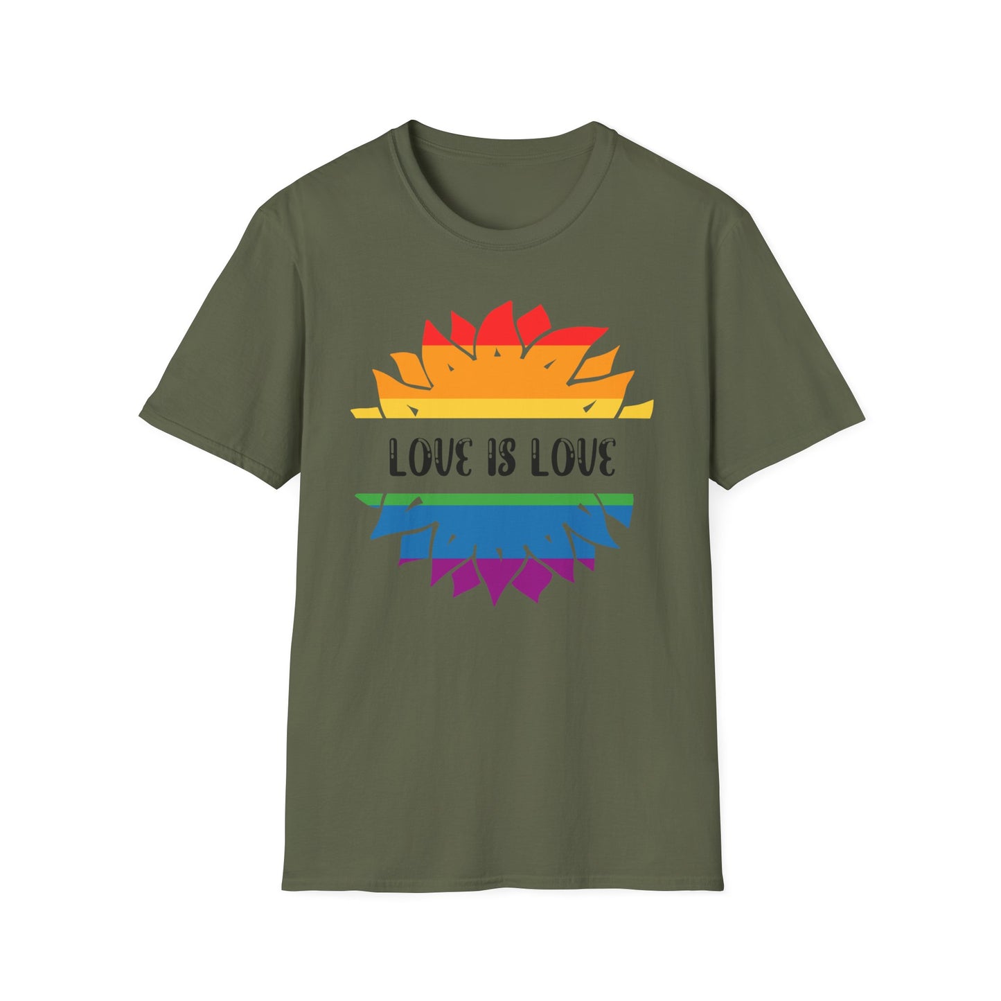 Gaylife - Love is love - Unisex Softstyle T-Shirt