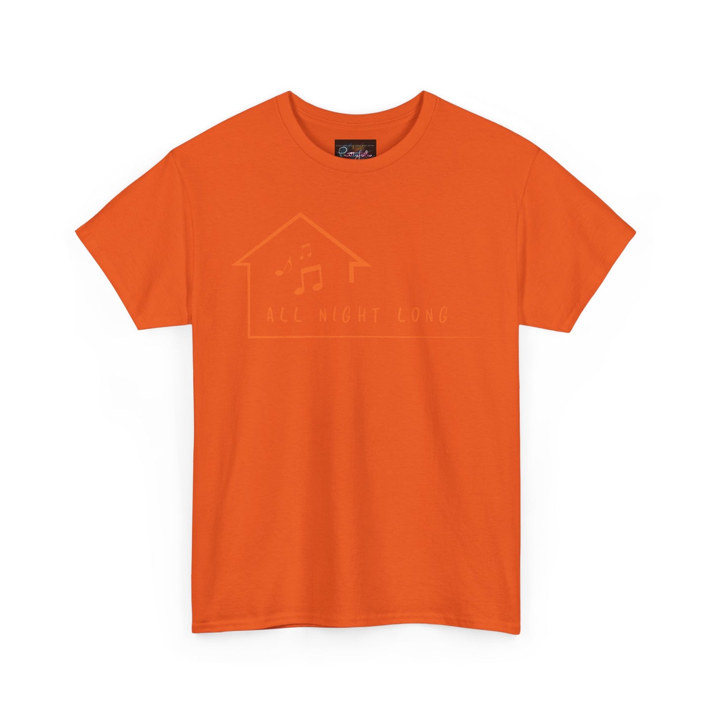 House music all night long T-Shirt — Unisex Heavy Cotton Tee