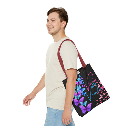 Tote Bag vlinder en vrienden blue