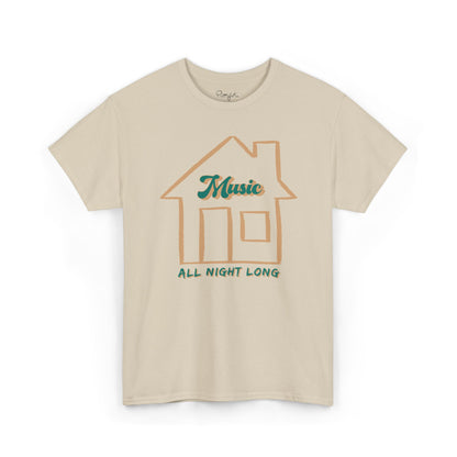 House Music All Night Tee — Party Shirt