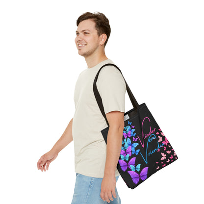 Tote Bag vlinder en vrienden blue