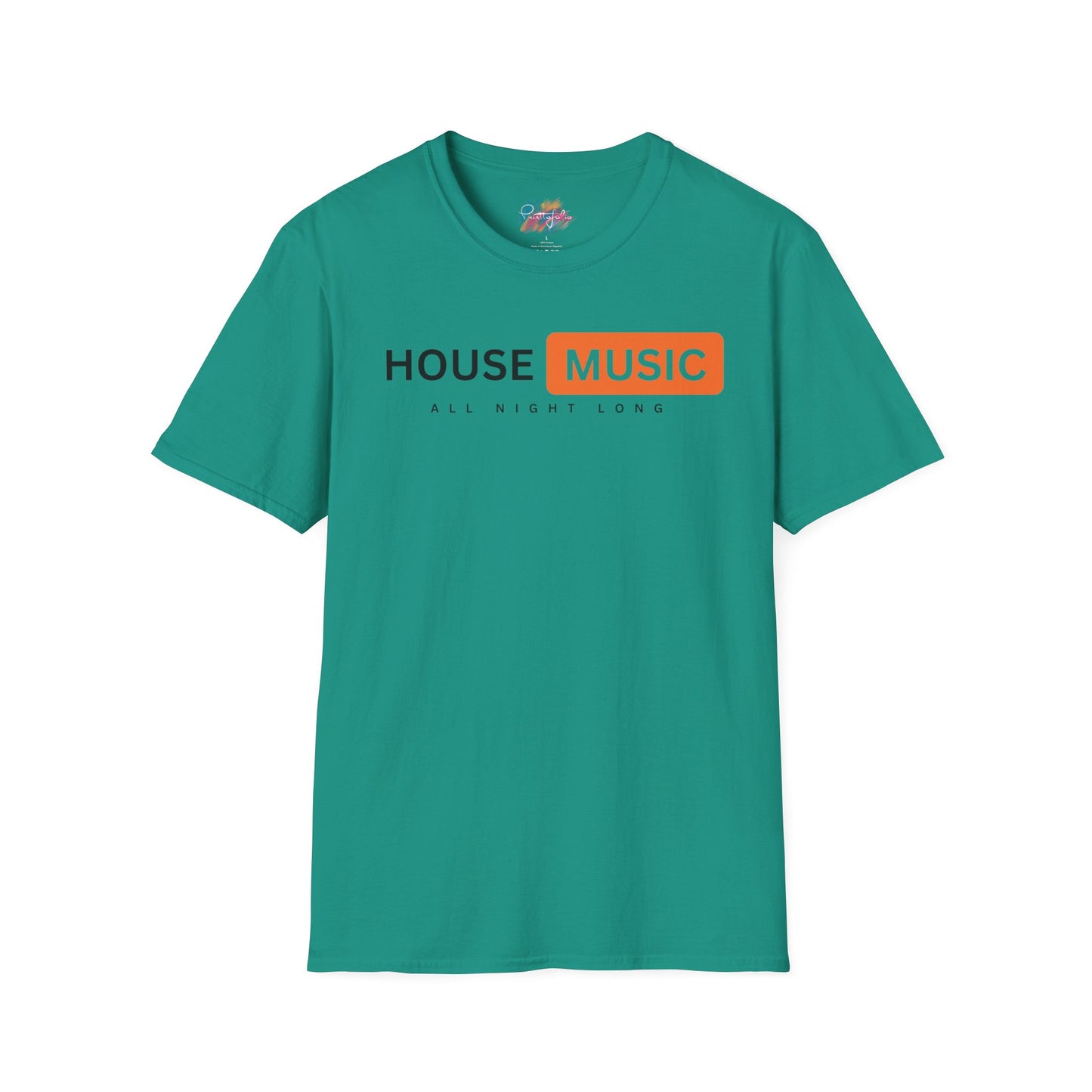 House music - All night long hub - Unisex Softstyle T-Shirt