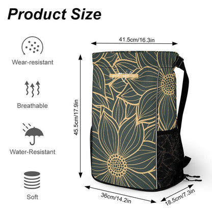 Flower green - sport bag