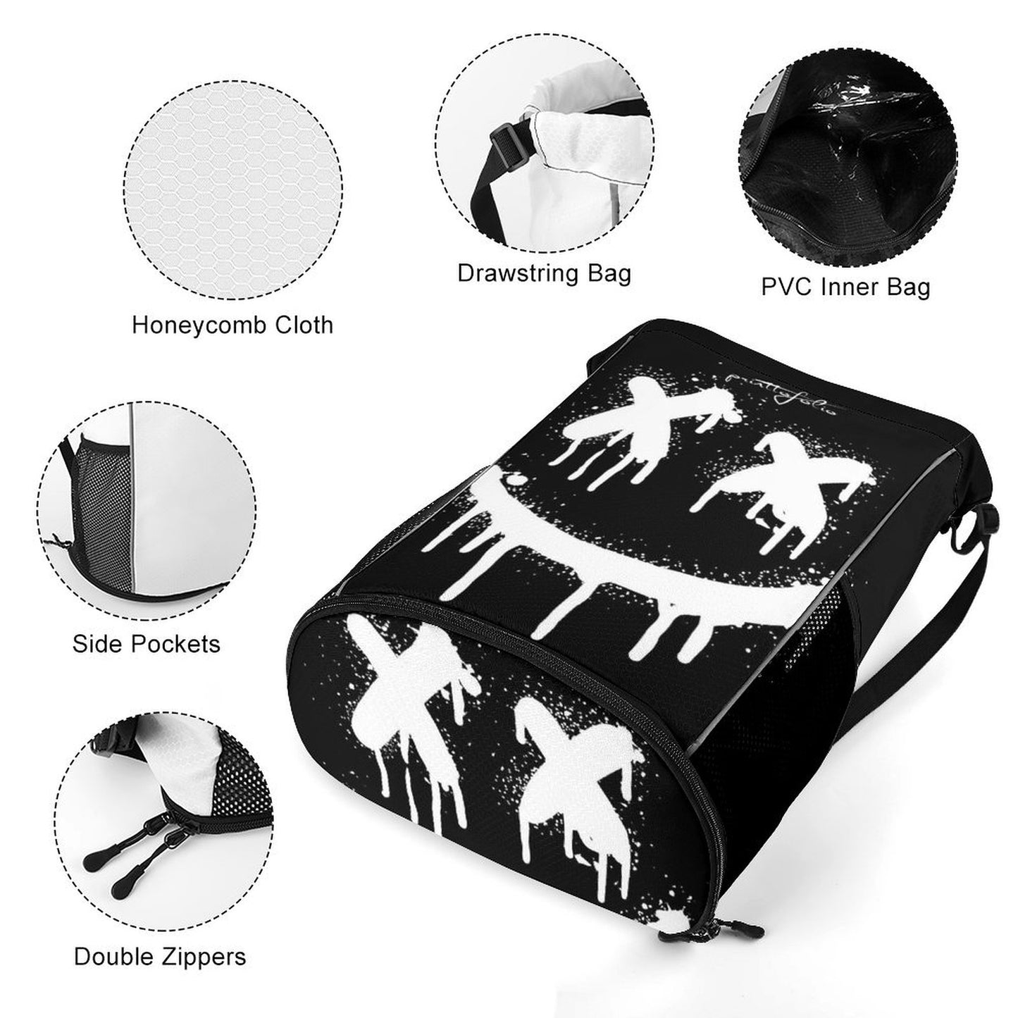 The graffiti smile - sport bag