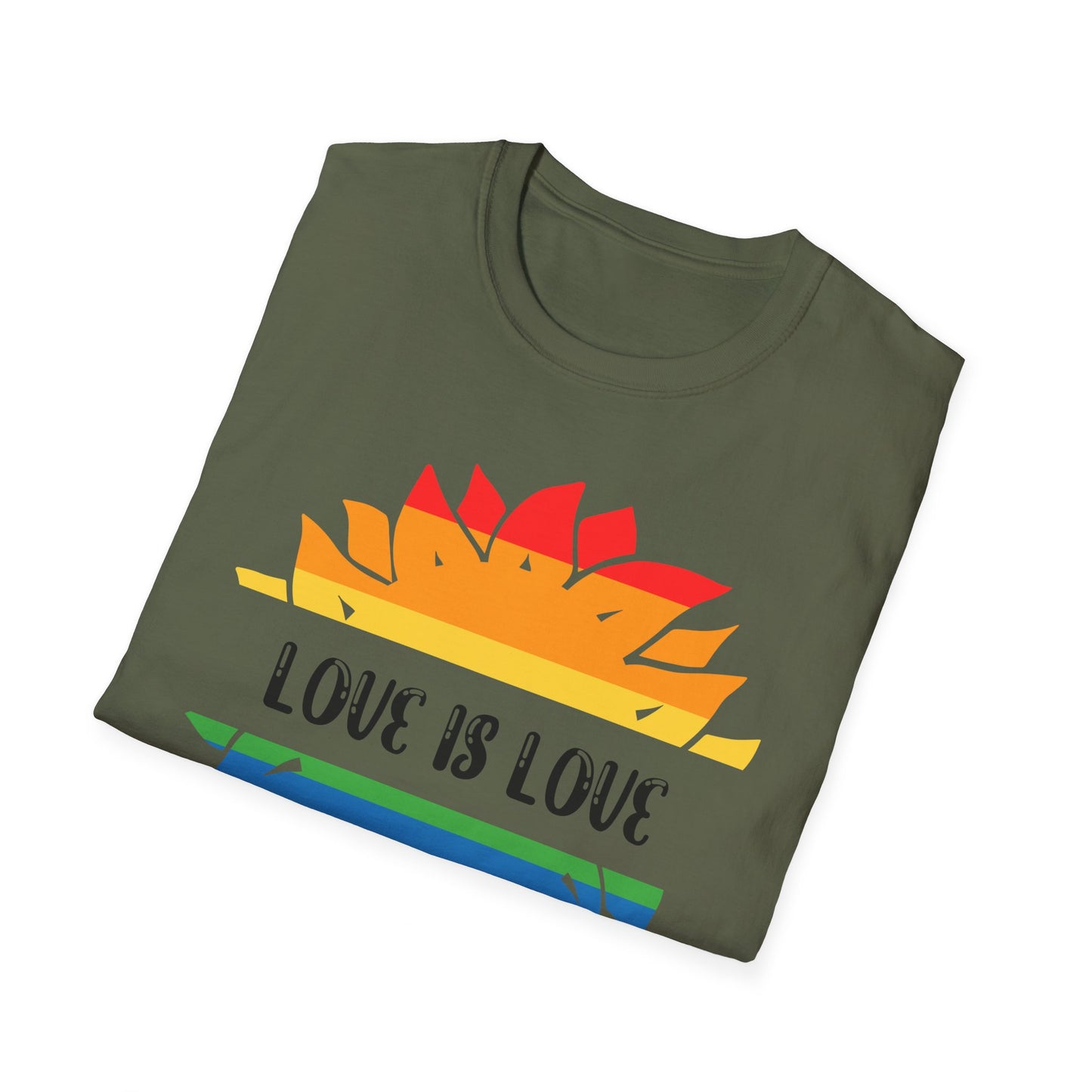 Gaylife - Love is love - Unisex Softstyle T-Shirt