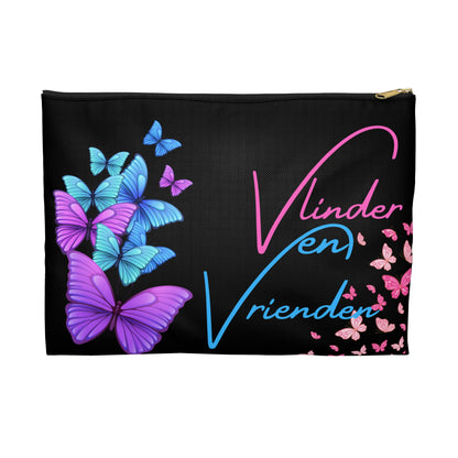 Accessory Pouch vlinder en vrienden black