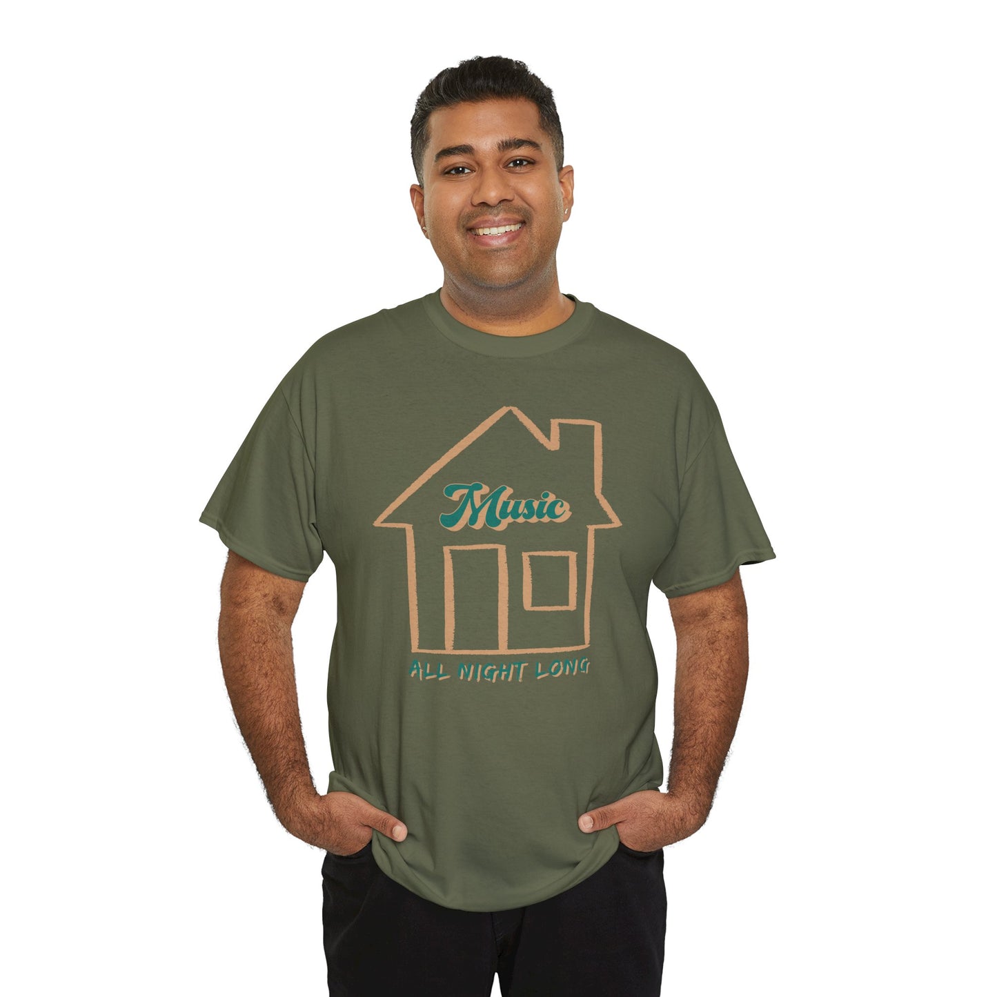 House Music All Night Tee — Party Shirt