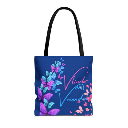 Tote Bag vlinder en vrienden blue