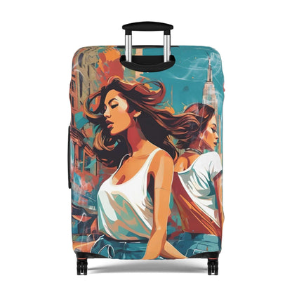 The party girl suitcase protector.