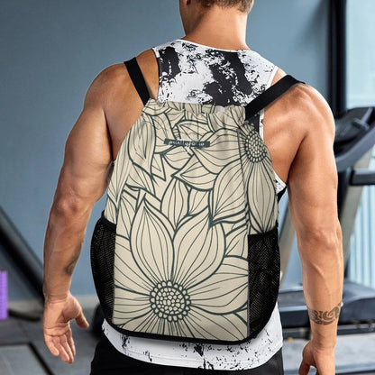 Flower cream - sport bag