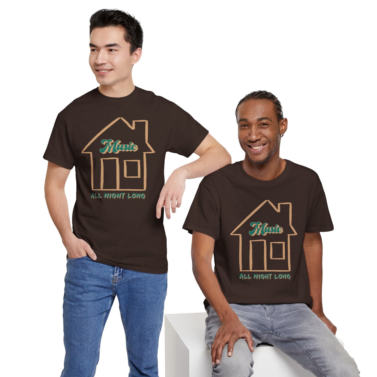 House Music All Night Tee — Party Shirt
