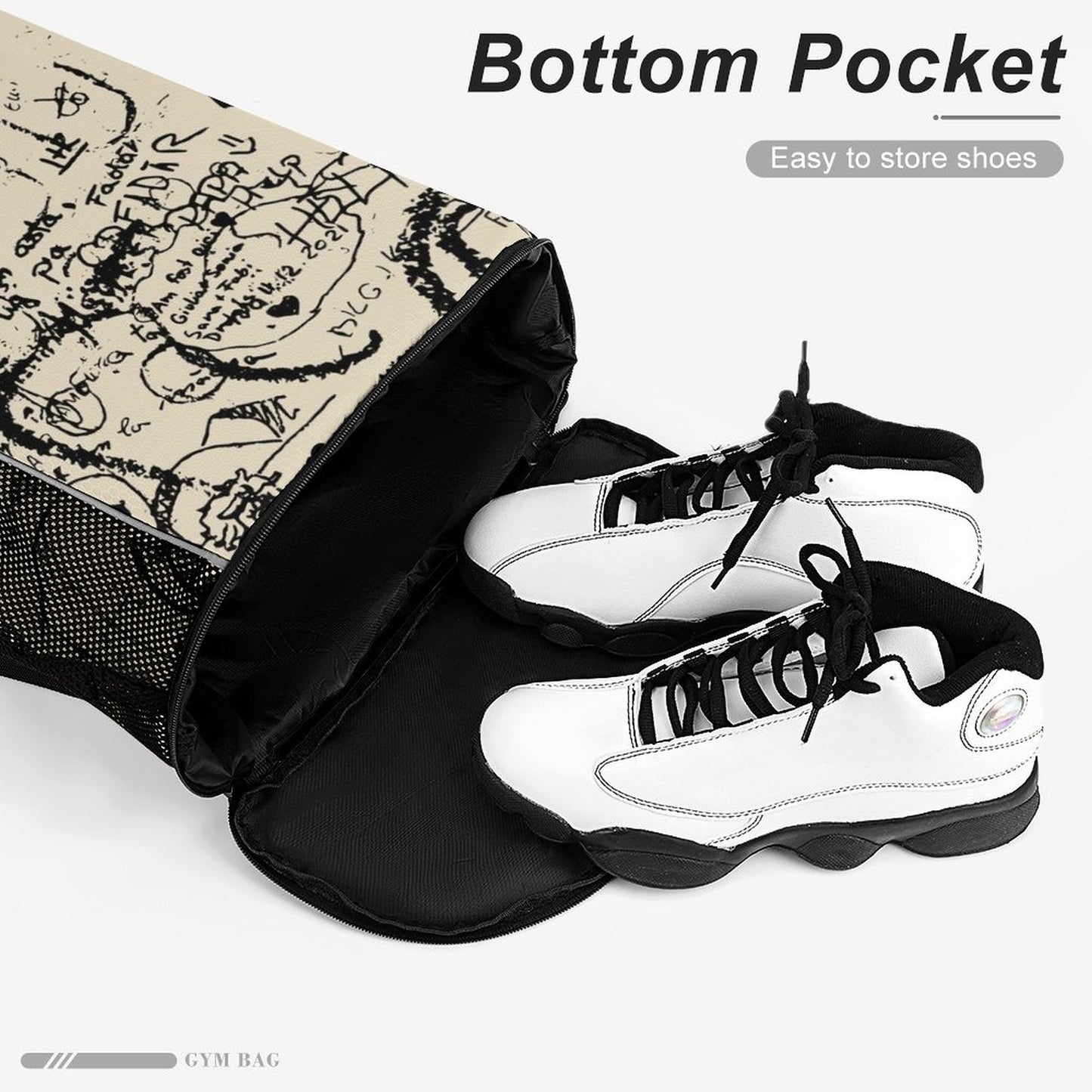 The busy wall - sport bag