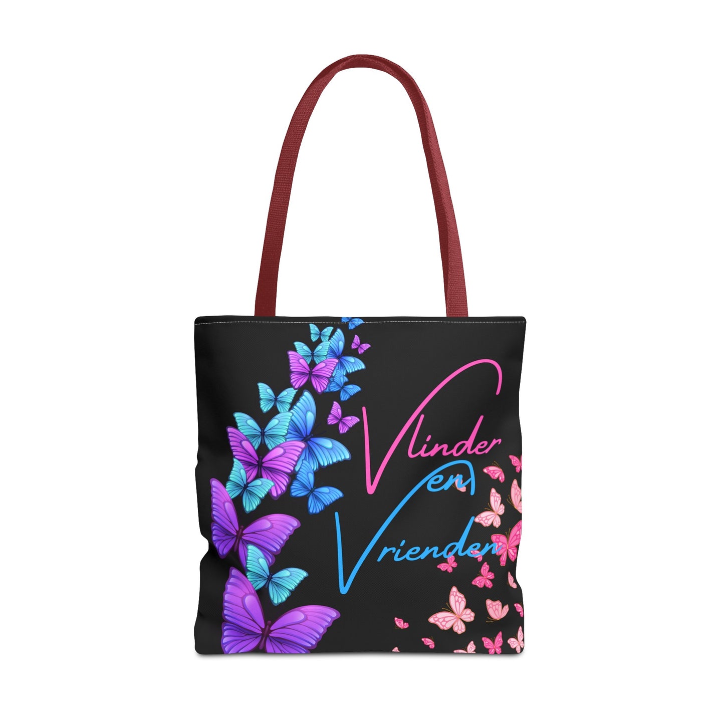 Gaylife - vriend en vlinders - black - Tote Bag