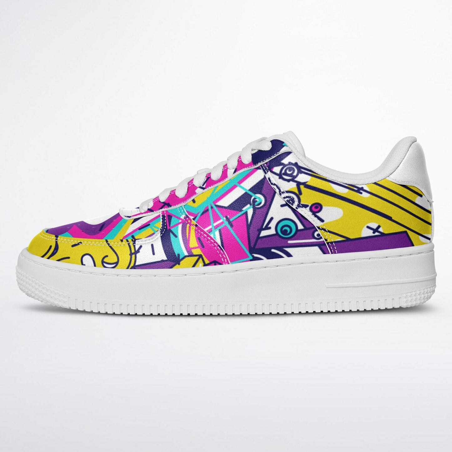 Graffiti - White Low casual sneaker shoes copy